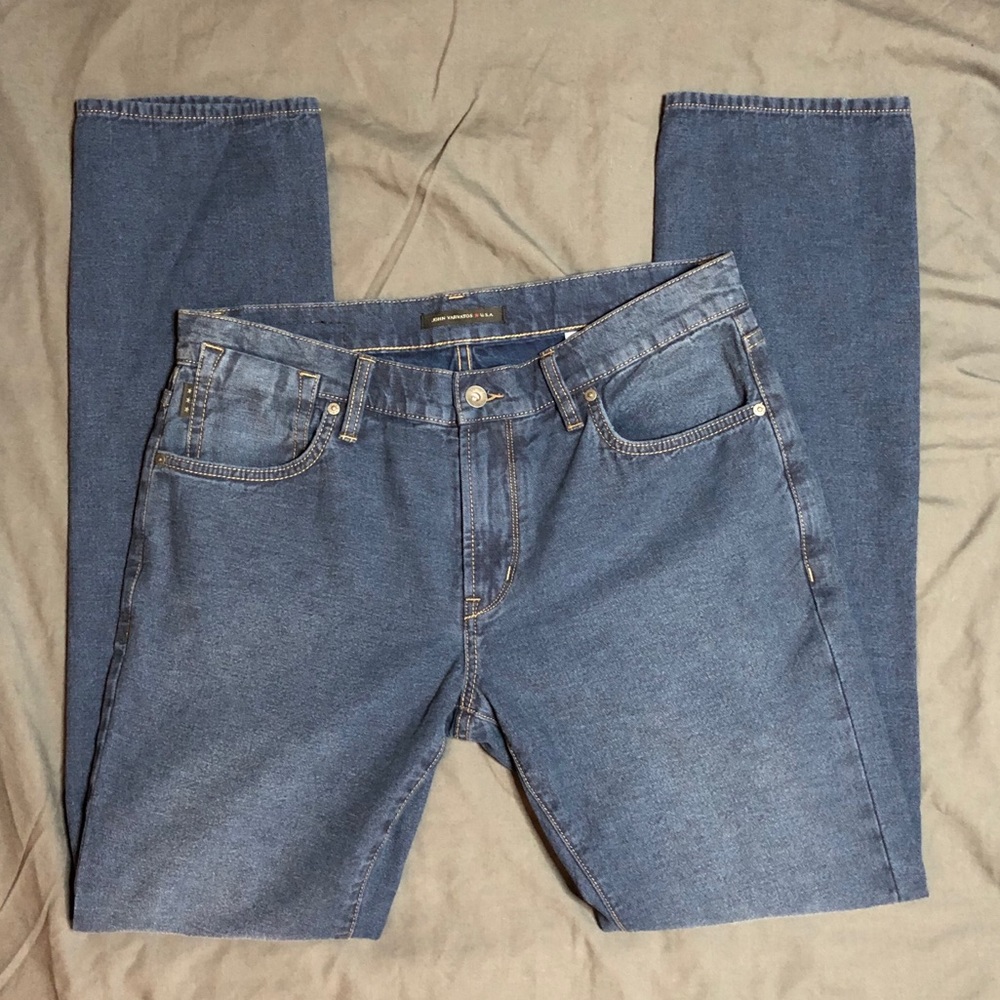 New John Varvatos Bowery slim straight jeans